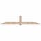 Ekena Millwork Eugene Smooth Timber Gable Bracket, Douglas Fir, 96"W x 20"H x 1 1/2"D x 5 1/2"F, 5/12 Pitch GBW096X20X0206EUG00SDF - alternate 1